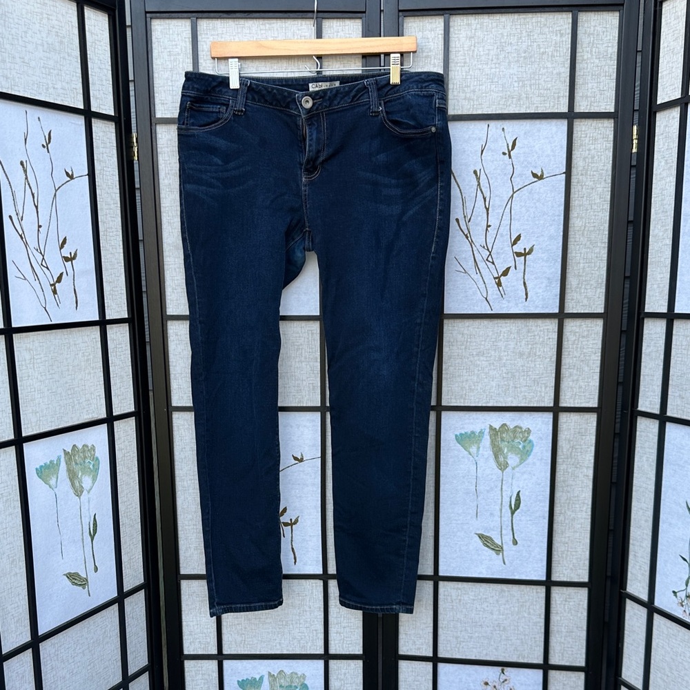 CAbi Midnight Blue Skinny Jeans for Women
